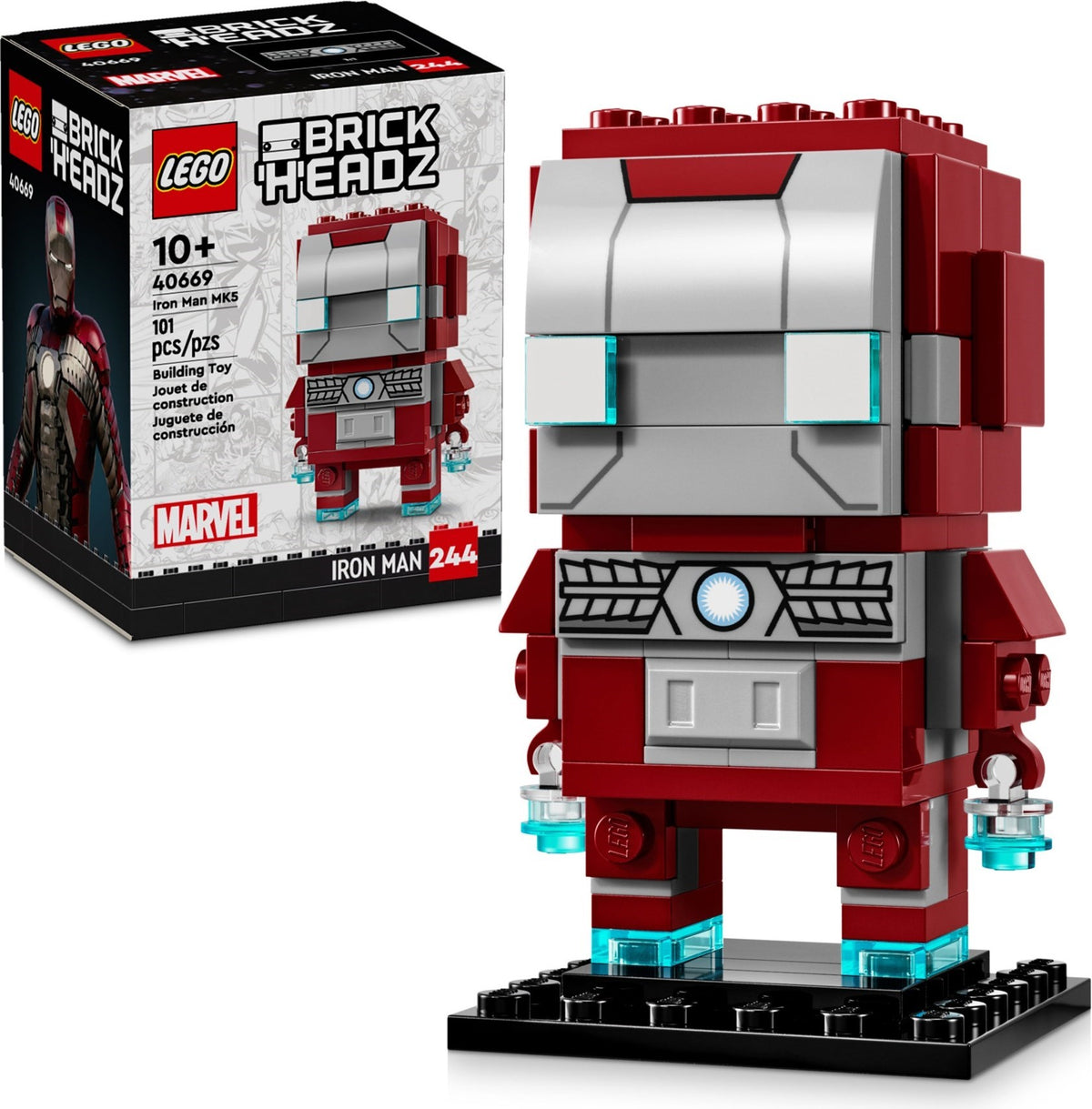 LEGO BrickHeadz Marvel 40669 Iron Man MK5
