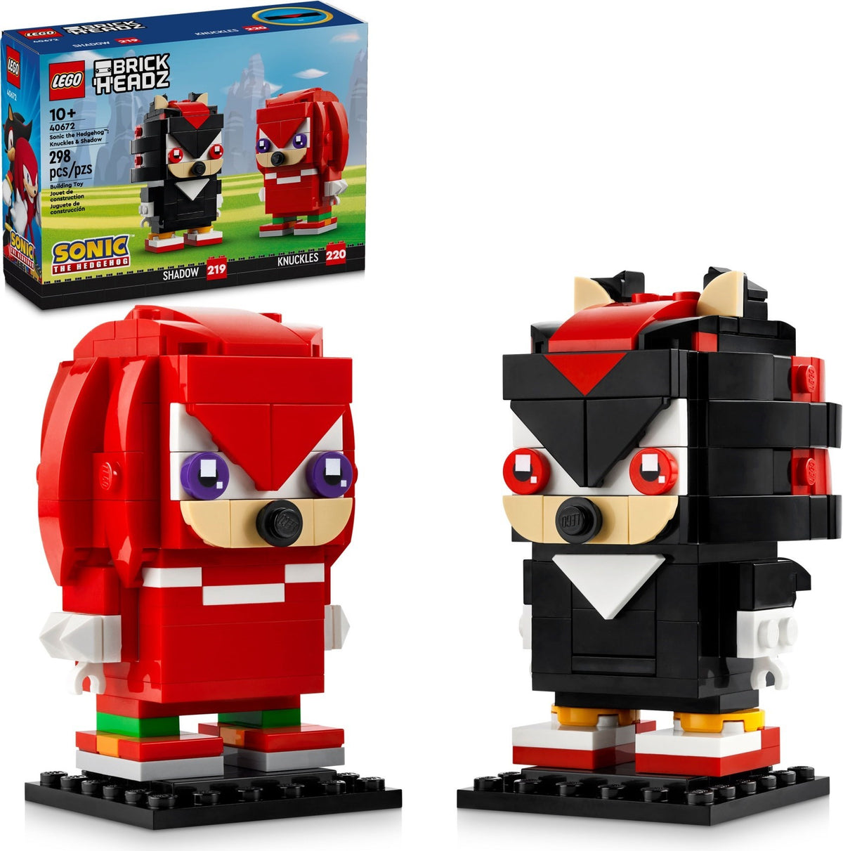LEGO BrickHeadz 40672 Sonic the Hedgehog Knuckles &amp; Shadow