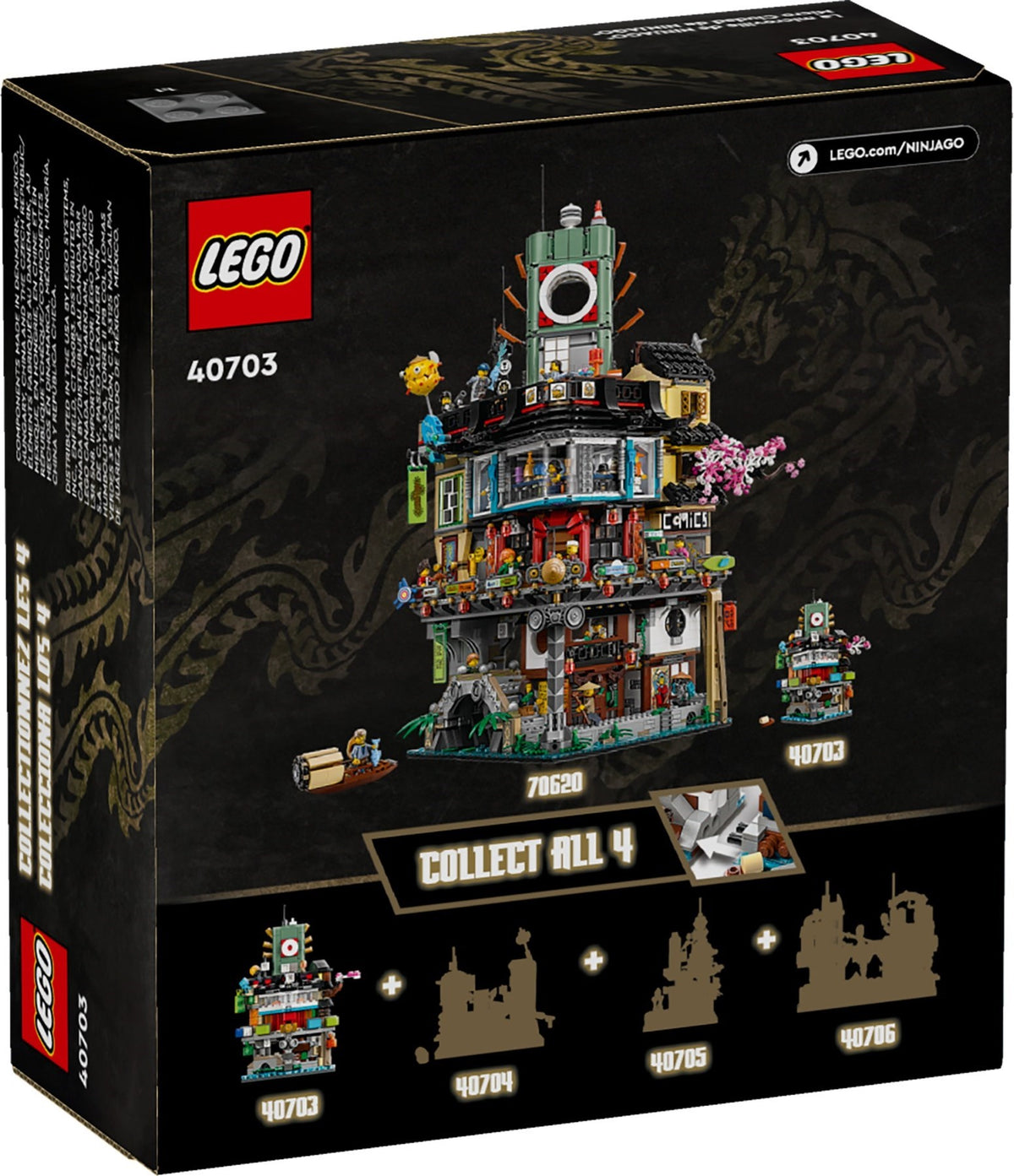 LEGO Ninjago 40703 Mikro-Modell von NINJAGO City