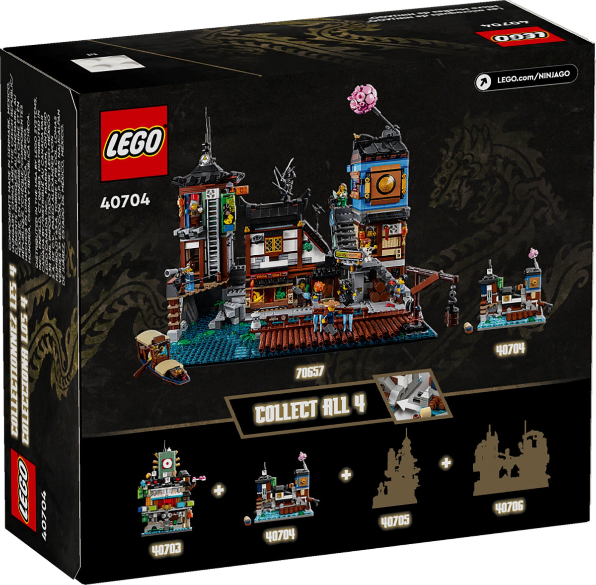 LEGO Ninjago 40704 Mikro-Modell des NINJAGO Hafen