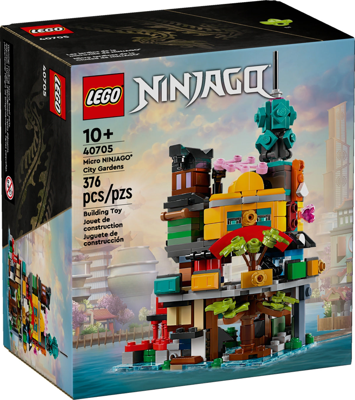 LEGO Ninjago 40705 Mikromodell der Gärten von NINJAGO City