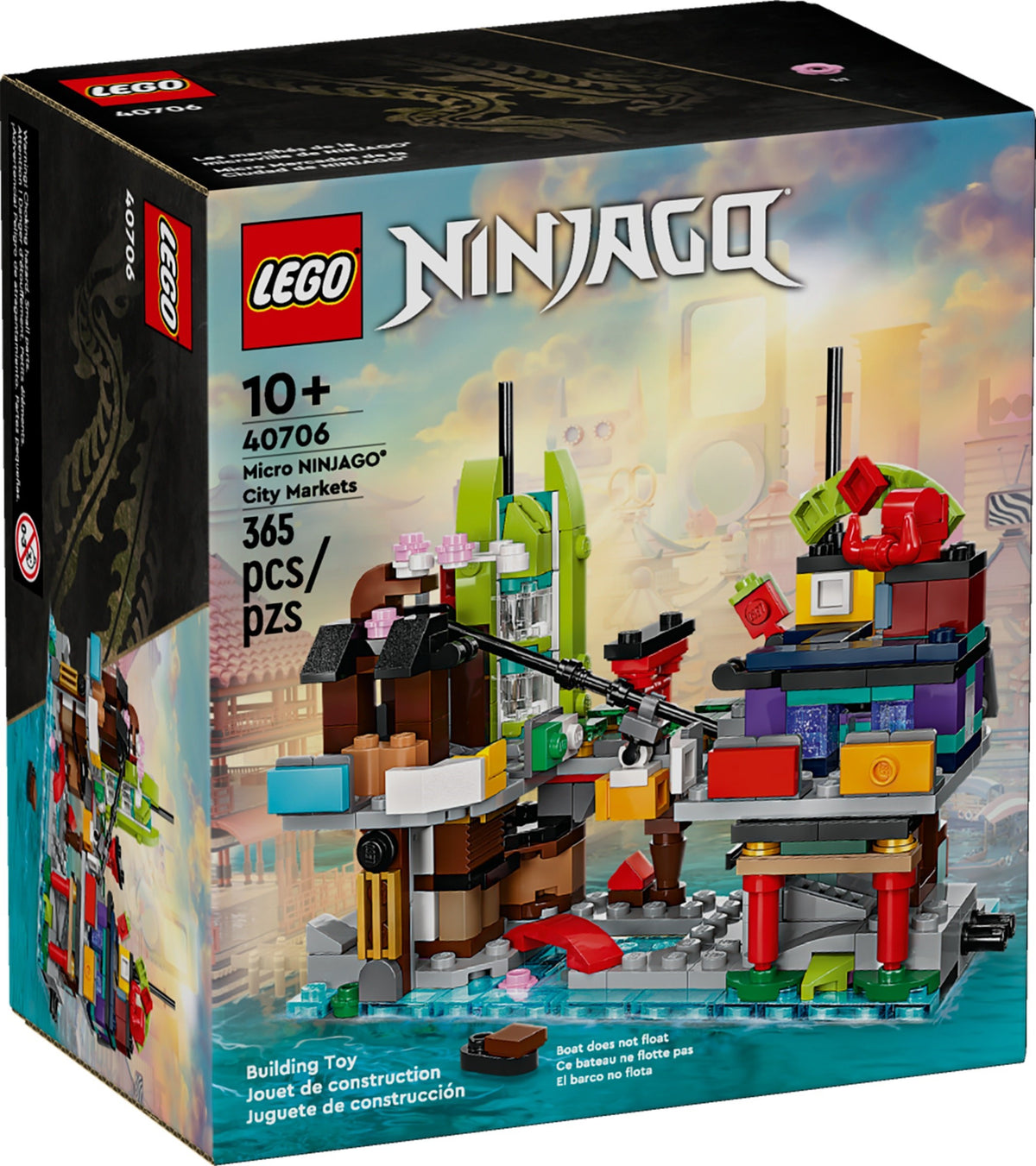 LEGO Ninjago 40706 Mikromodell der Märkte von NINJAGO® City