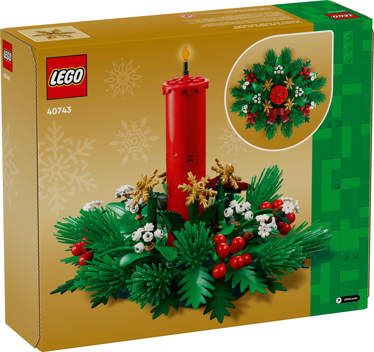 LEGO 40743 Weihnachtsgesteck