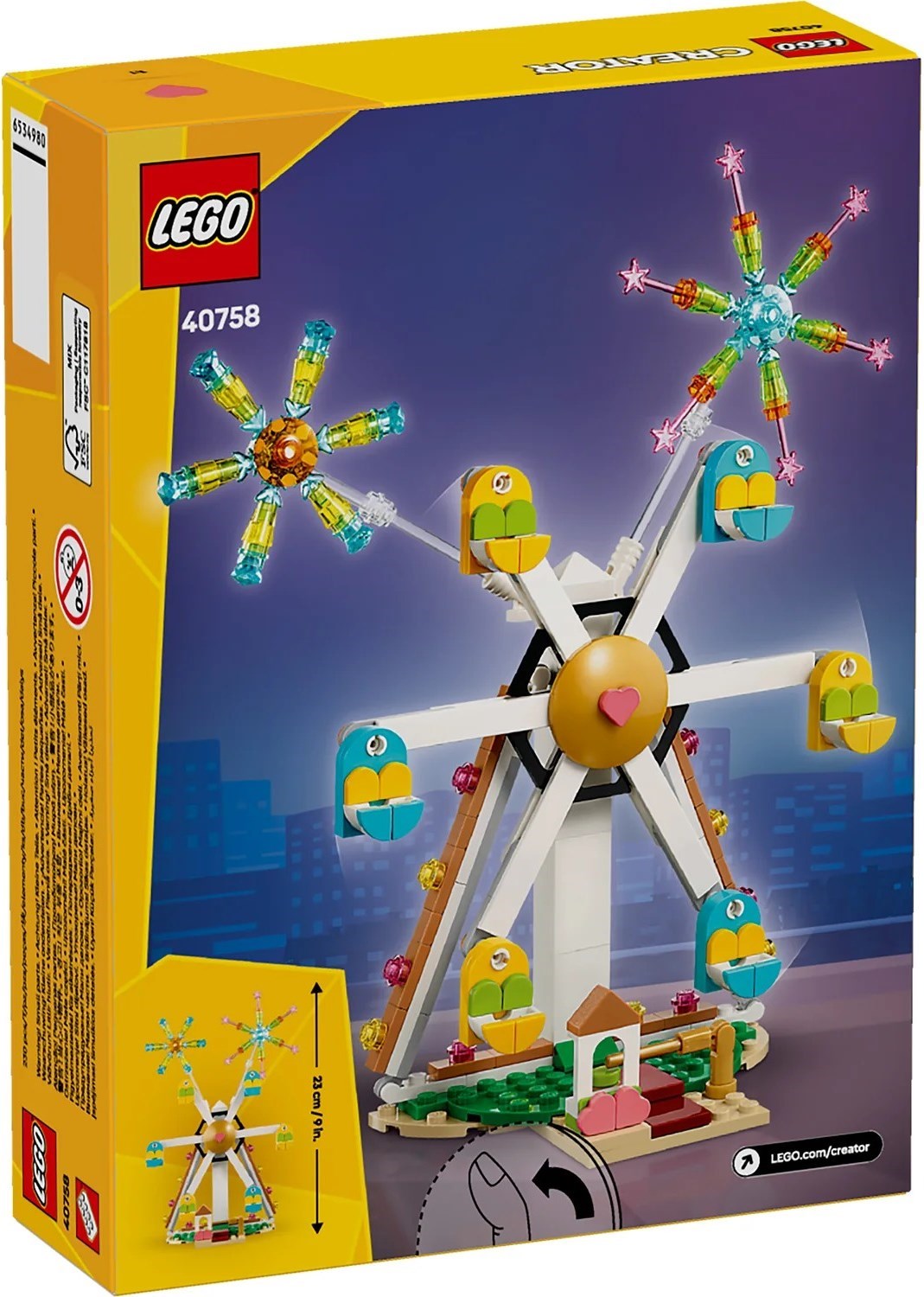LEGO 40758 Große Feier: Riesenrad mit Feuerwerk