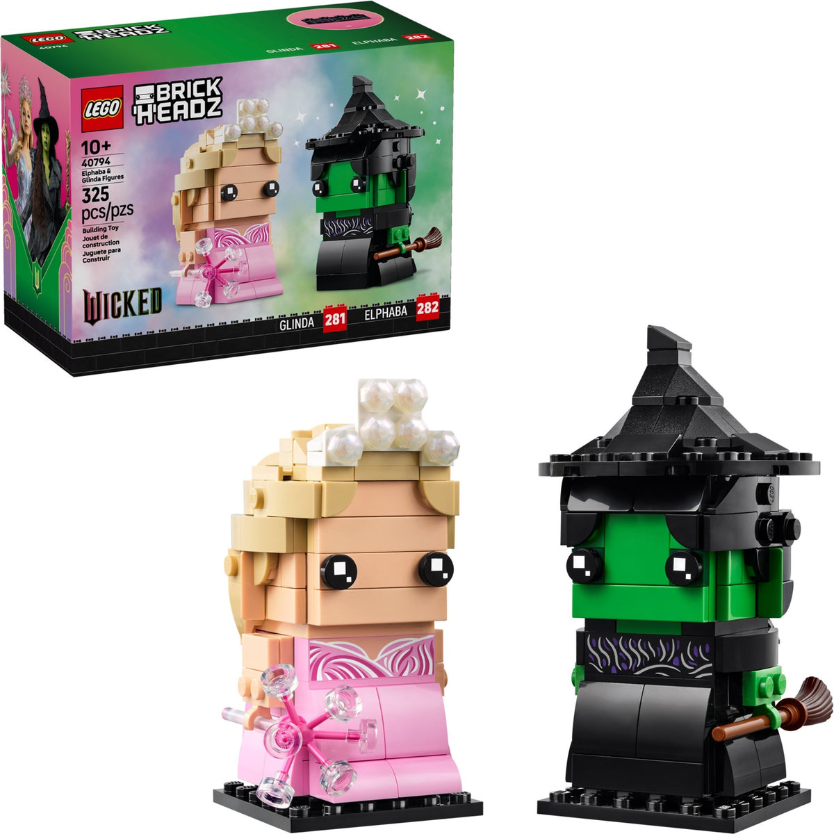 LEGO Brickheadz Wicked 40794 Elphaba und Glinda Figuren
