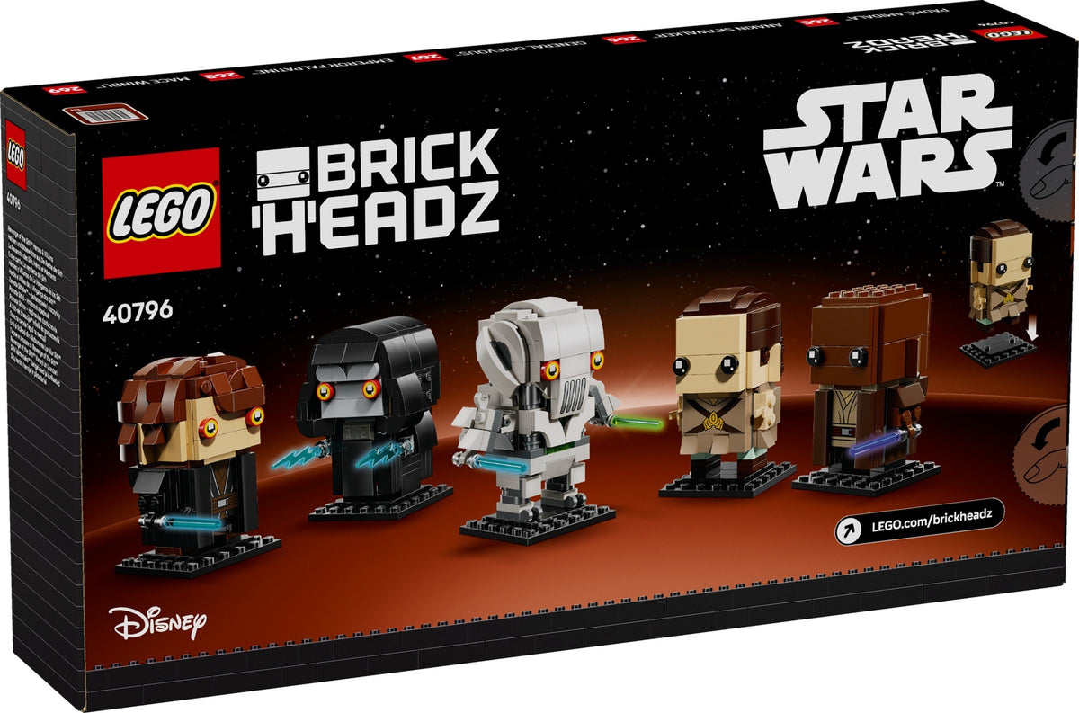 LEGO Brickheadz Star Wars 40796 Helden und Bösewichte aus Die Rache der Sith