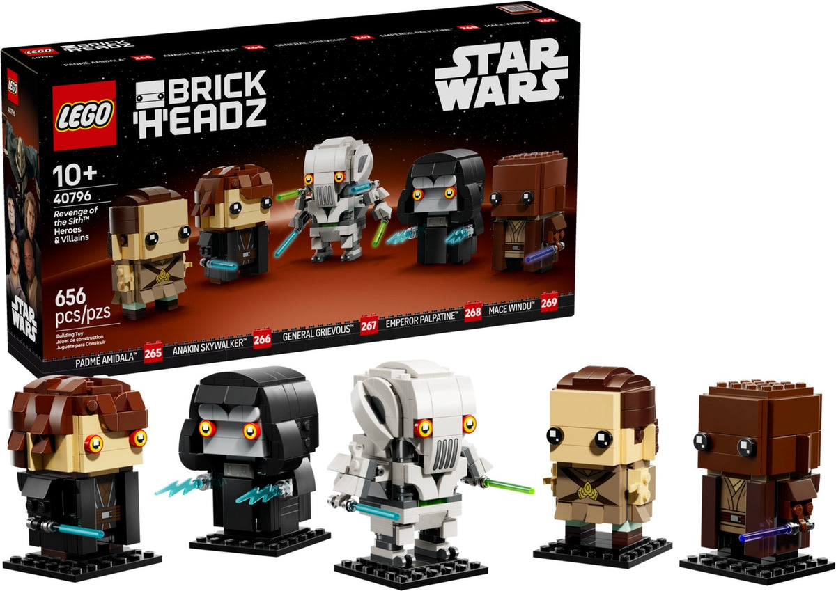 LEGO Brickheadz Star Wars 40796 Helden und Bösewichte aus Die Rache der Sith