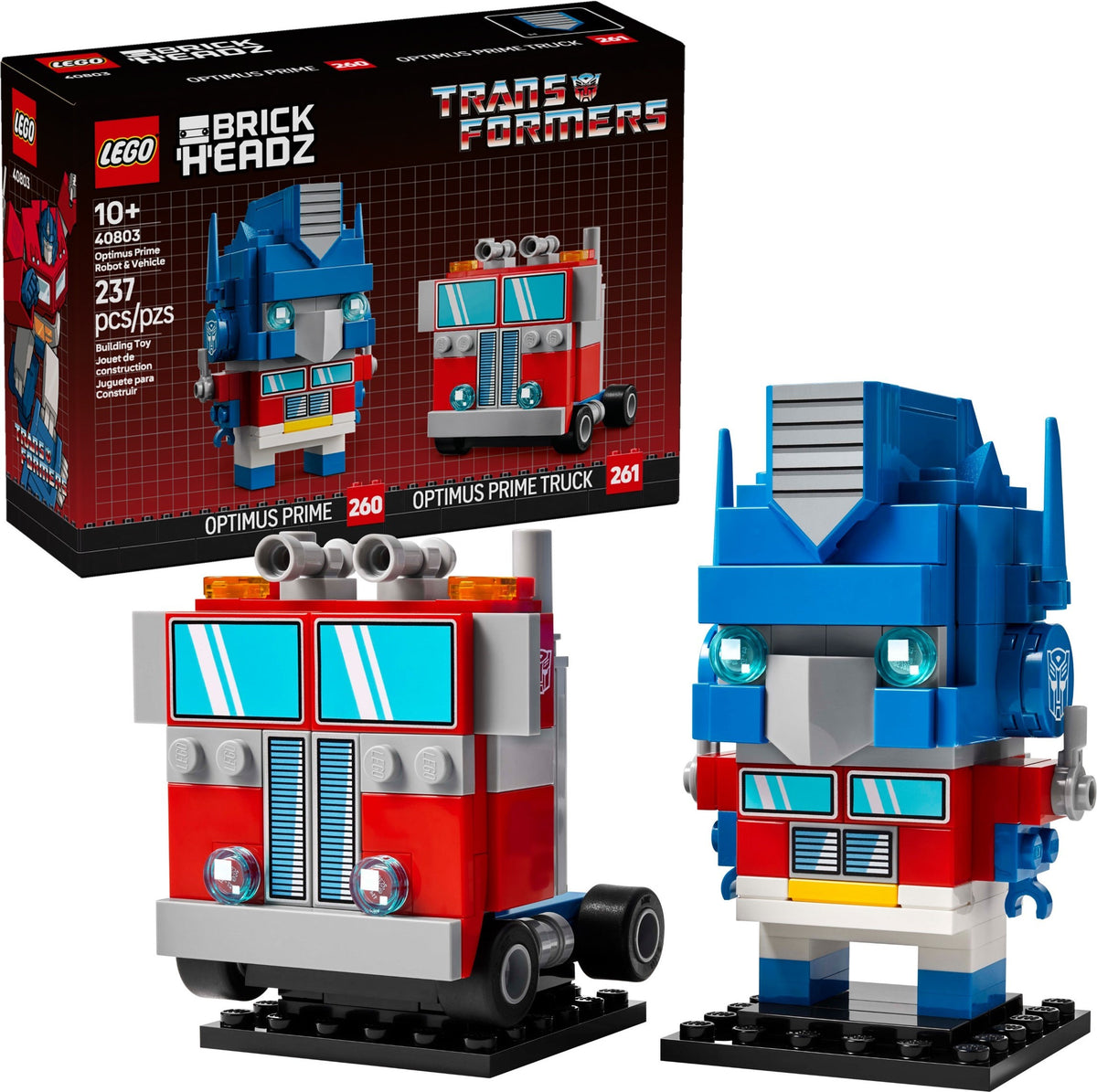 LEGO BrickHeadz 40803 Optimus Prime Mech & Fahrzeug