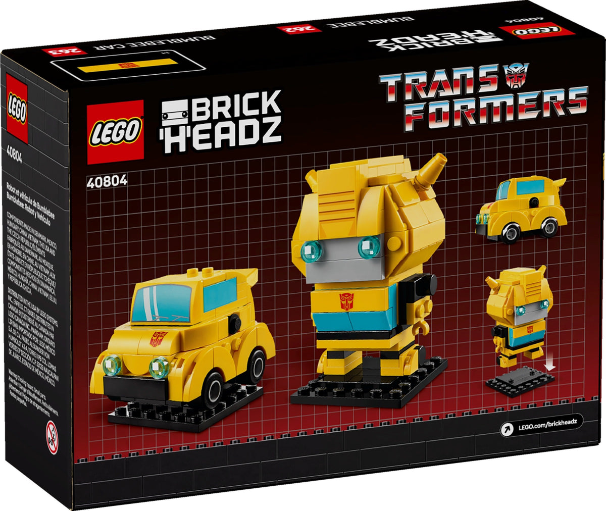 LEGO BrickHeadz 40804 Bumblebee Mech & Fahrzeug