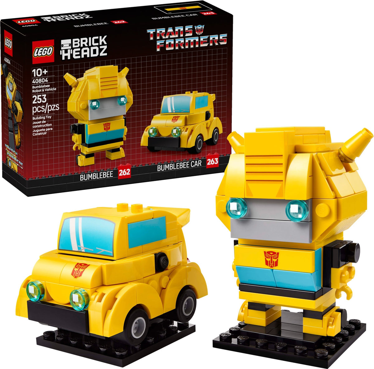 LEGO BrickHeadz 40804 Bumblebee Mech & Fahrzeug
