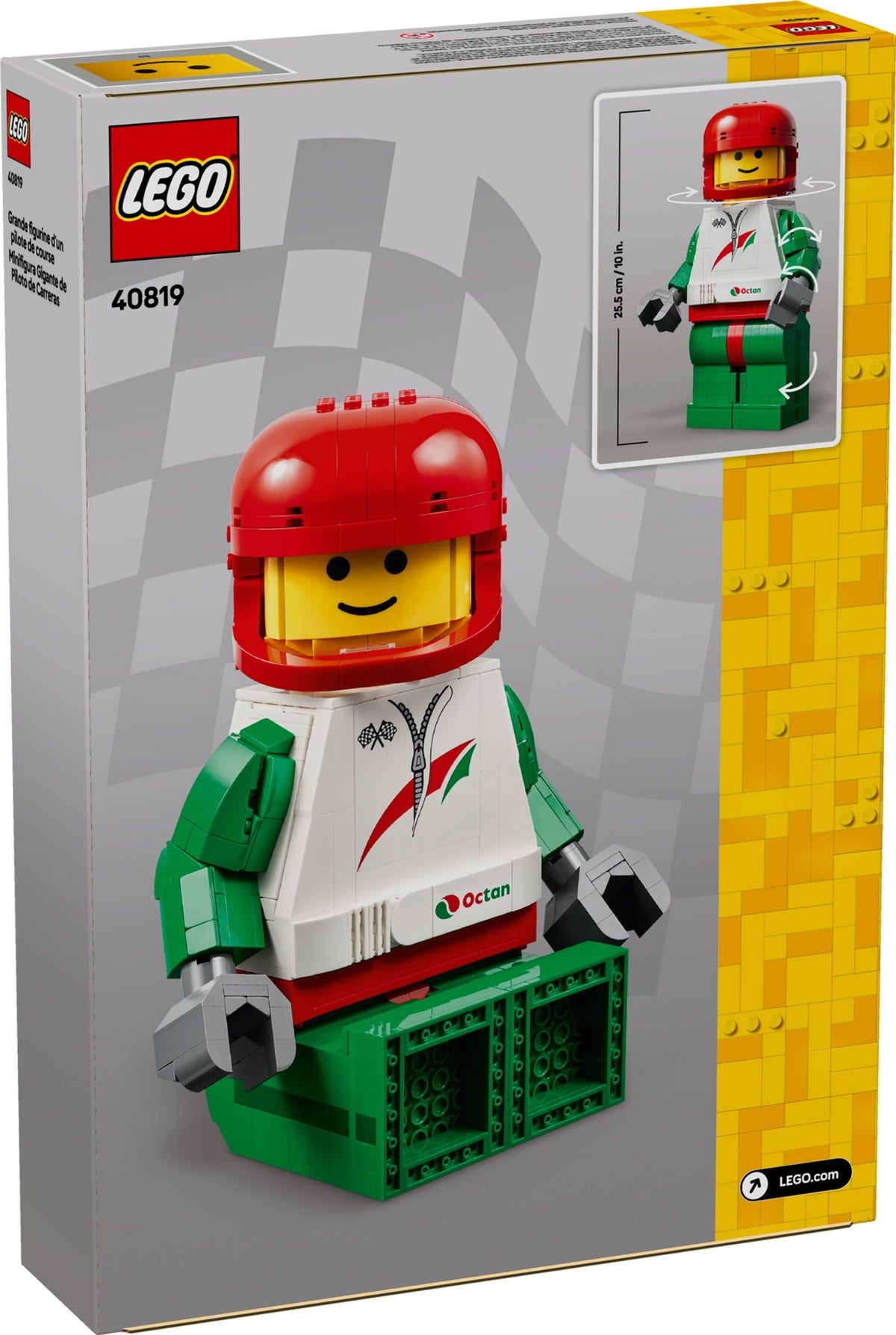 LEGO 40819 Große Rennfahrer-Minifigur
