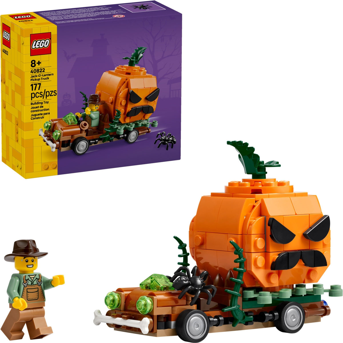 LEGO 40822 Pickup mit Halloweenkürbis
