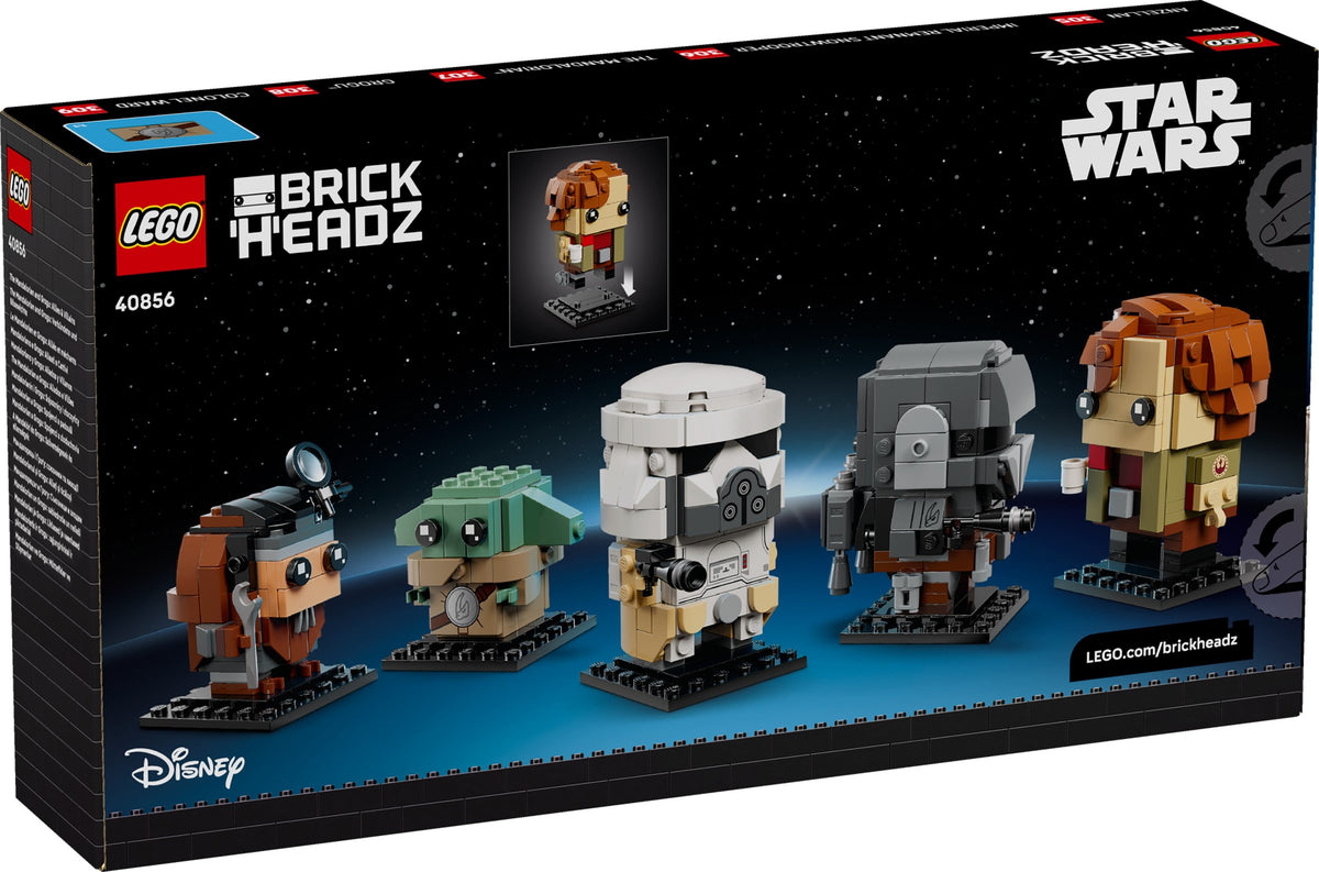 LEGO Brickheadz Star Wars 40856 The Mandalorian and Grogu: Verbündete und Bösewichte