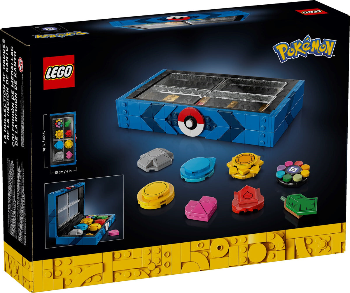 LEGO Pokémon 40892 Kollektion mit den Orden der Kanto-Region