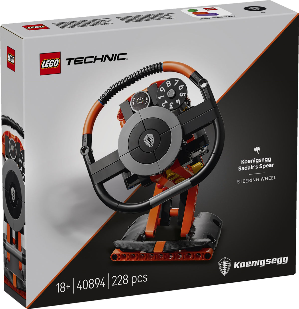 LEGO Technic 40894 Koenigsegg Sadair's Spear Lenkrad