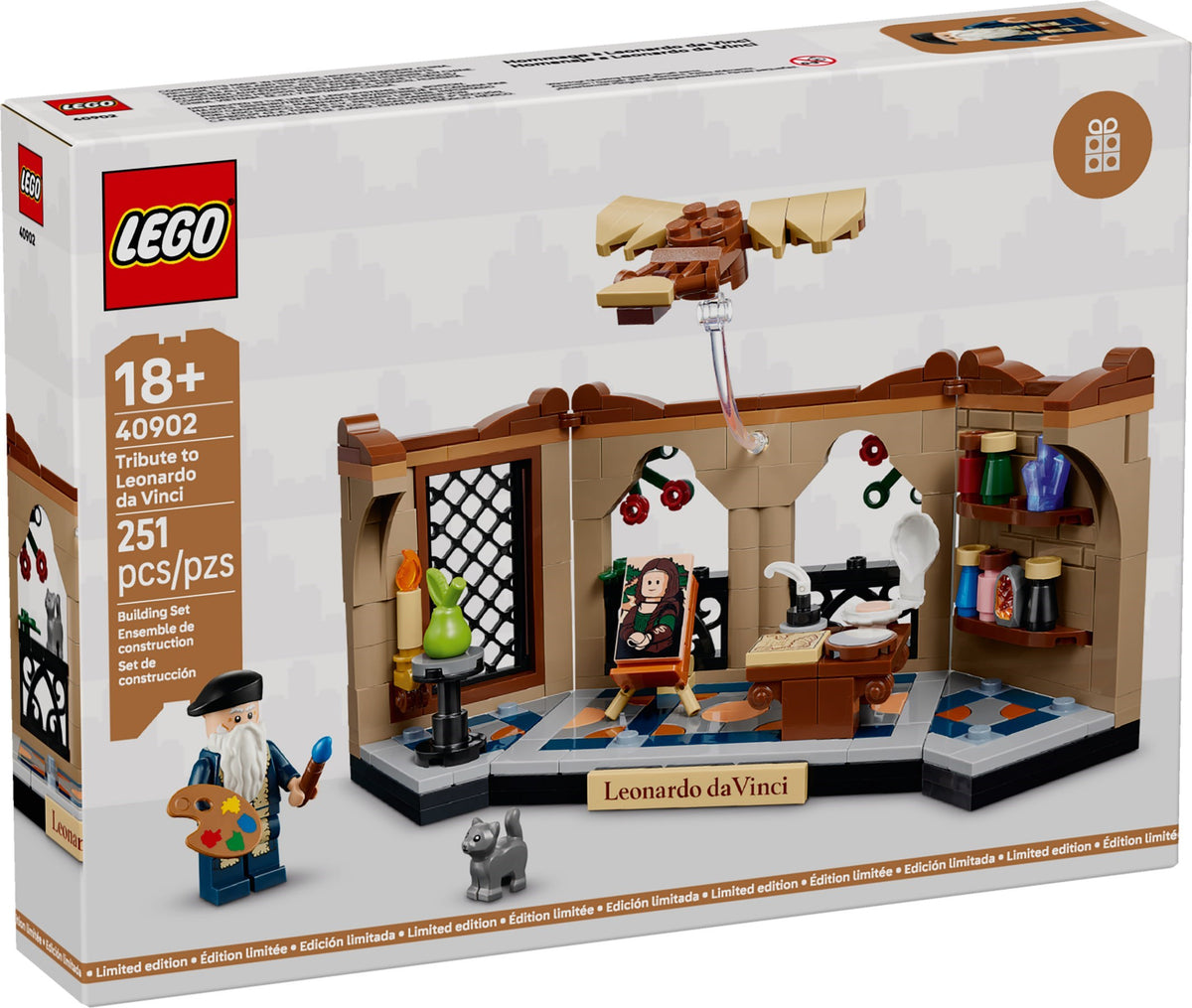 LEGO 40902 Hommage an Leonardo da Vinci