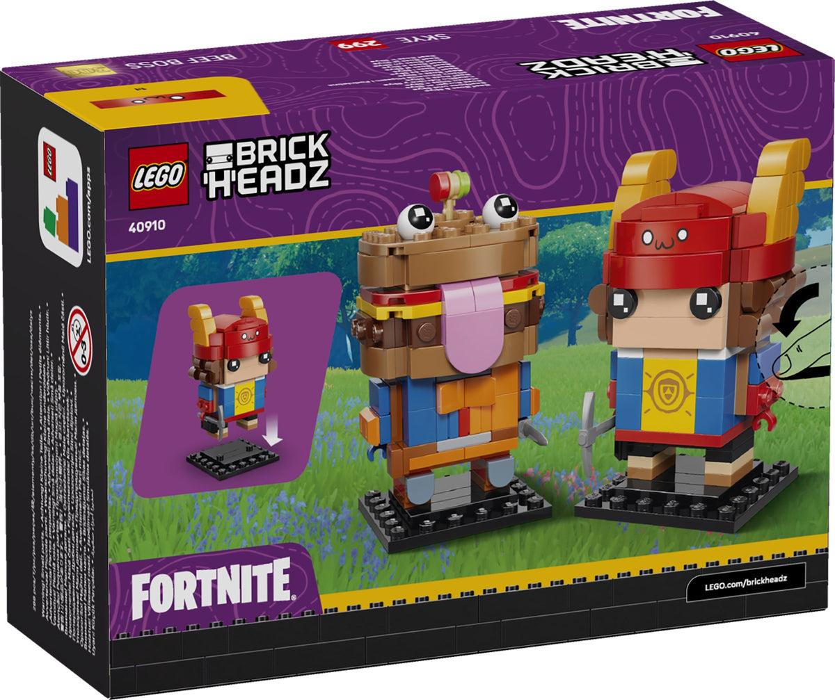 LEGO Brickheadz Fortnite 40910 Beefboss und Skye Figuren