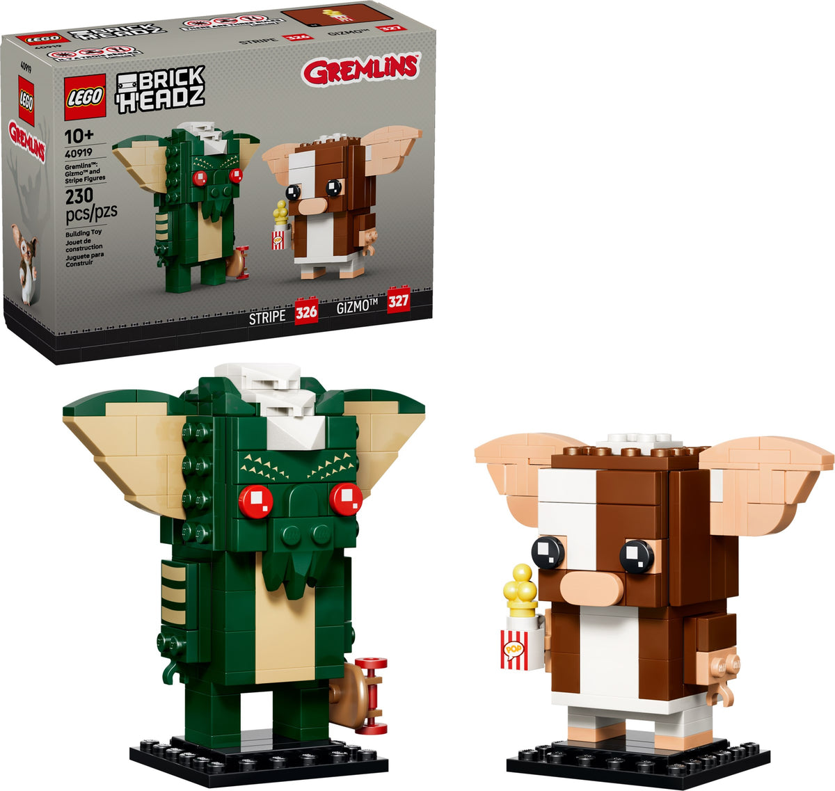 LEGO Brickheadz 40919 Die Gremlins Gizmo und Stripe