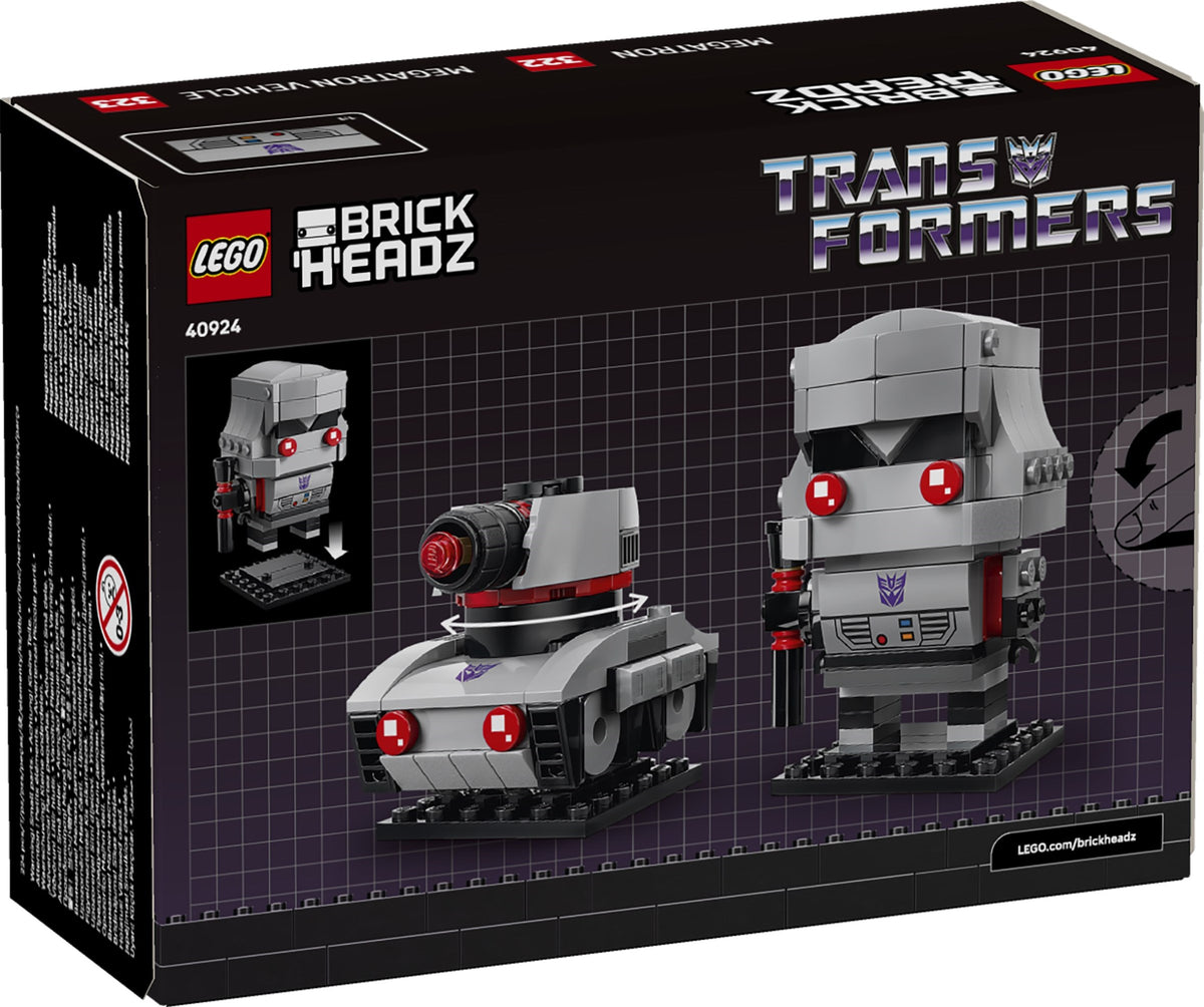 LEGO BrickHeadz 40924 Megatron: Roboter und Fahrzeug