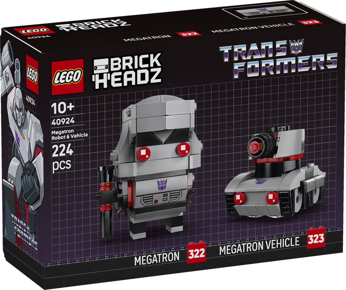 LEGO BrickHeadz 40924 Megatron: Roboter und Fahrzeug