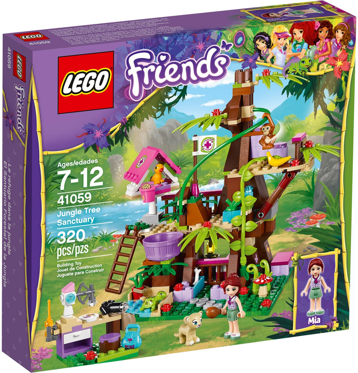 LEGO Friends 41059 Unterschlupf am Dschungelbaum