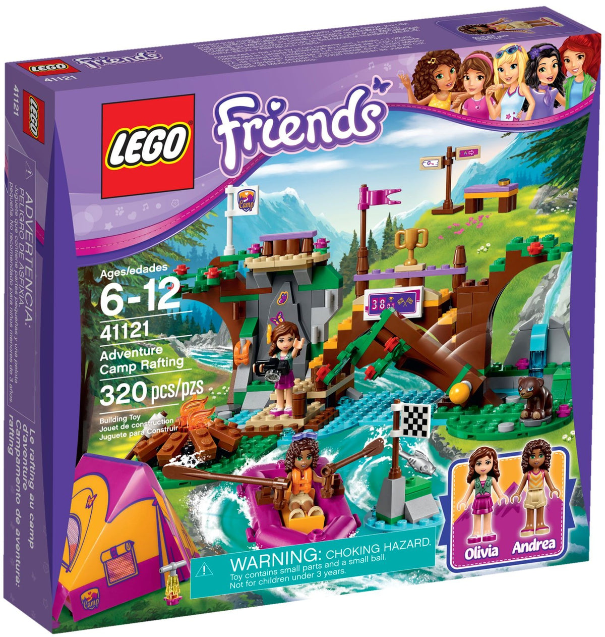 LEGO Friends 41121 Abenteuercamp Rafting