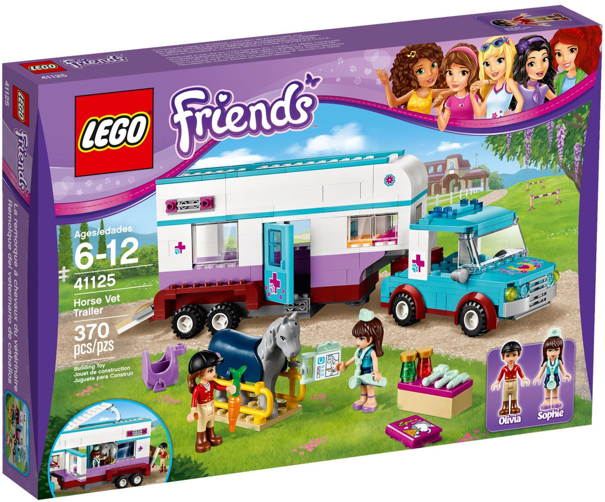 LEGO Friends 41125 Pferdeanhänger und Tierärztin