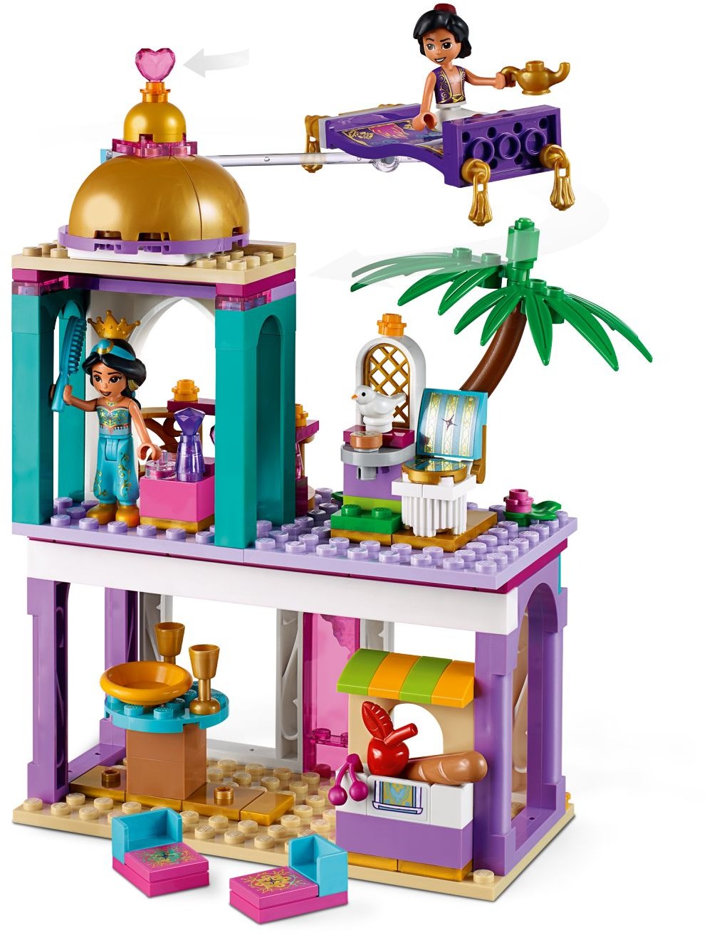 LEGO Disney 41161 Aladdins und Jasmins Palastabenteuer