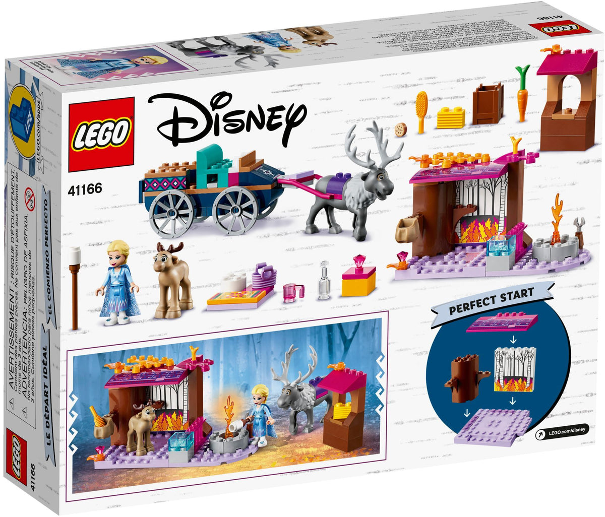 LEGO Disney 41166 Elsa und die Rentierkutsche