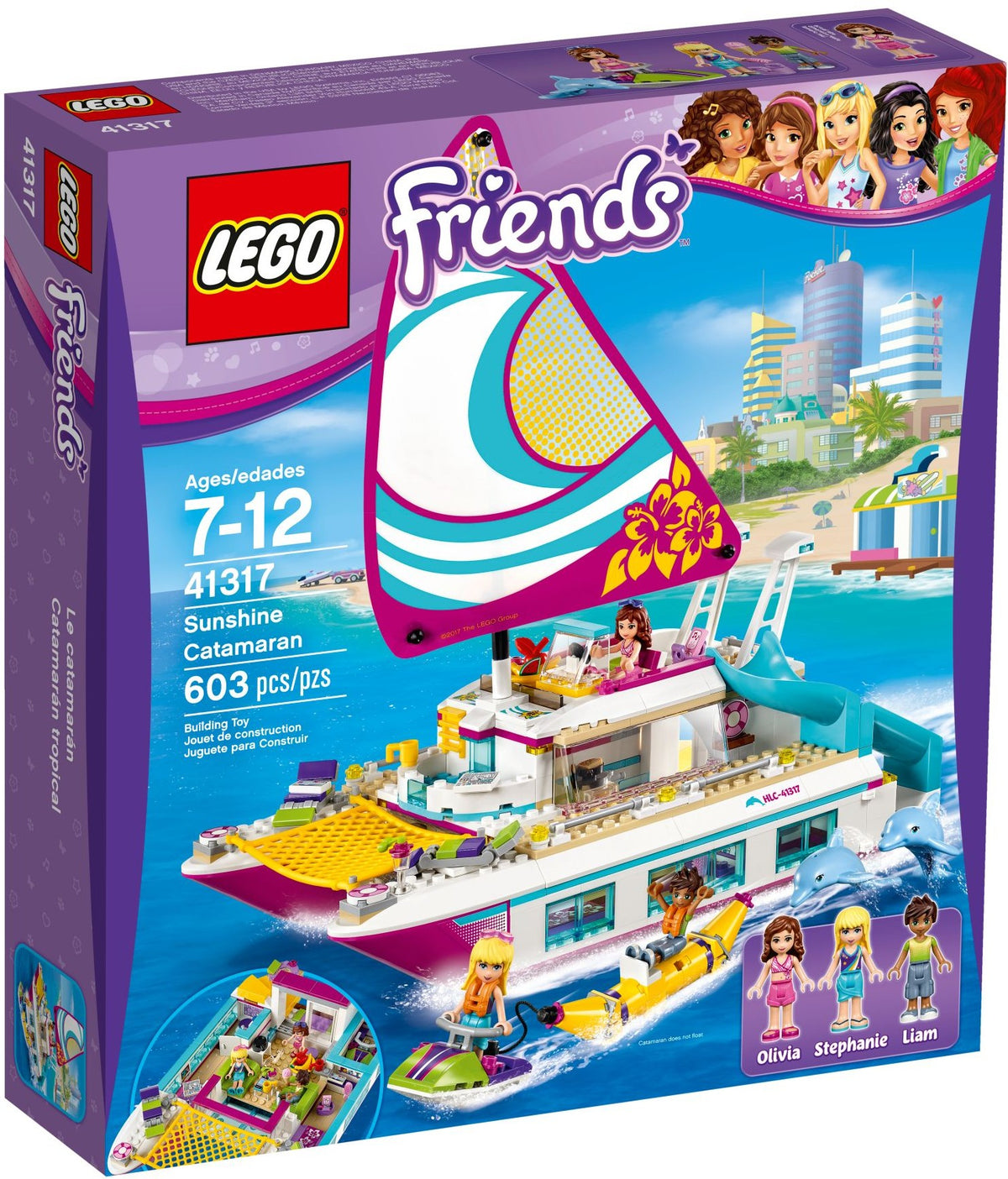LEGO Friends 41317 Sonnenschein-Katamaran
