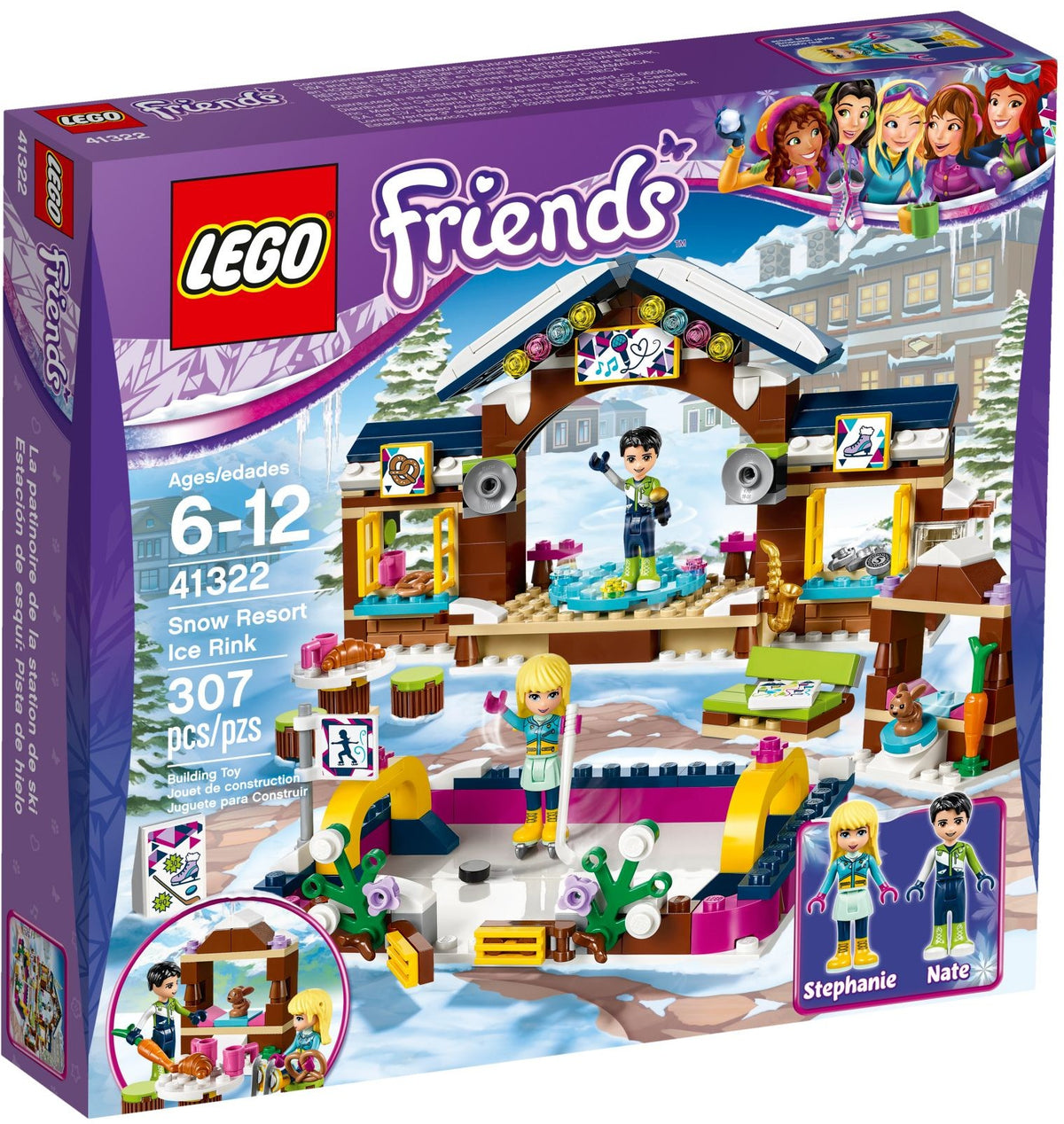 LEGO Friends 41322 Eislaufplatz im Wintersportort