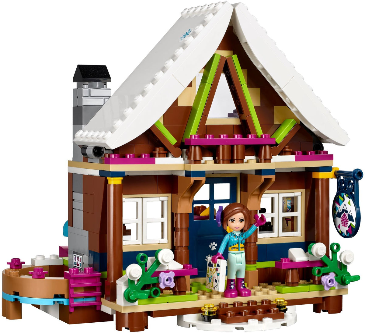LEGO Friends 41323 Chalet im Wintersportort