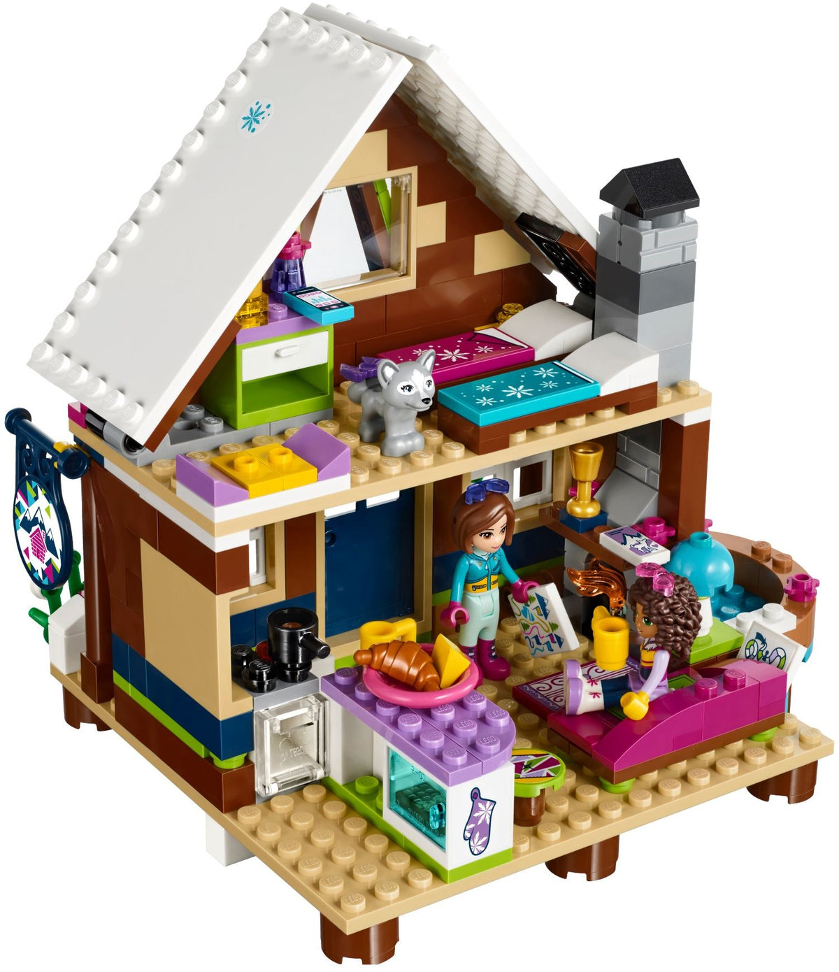 LEGO Friends 41323 Chalet im Wintersportort