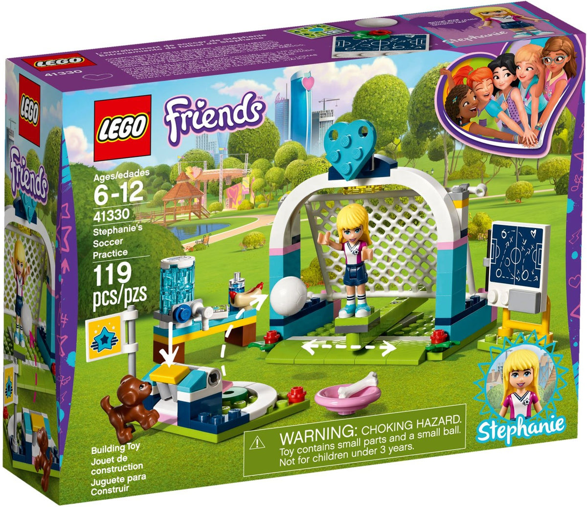 Fußballtraining Toymigo Friends LEGO mit 41330 - Stephanie