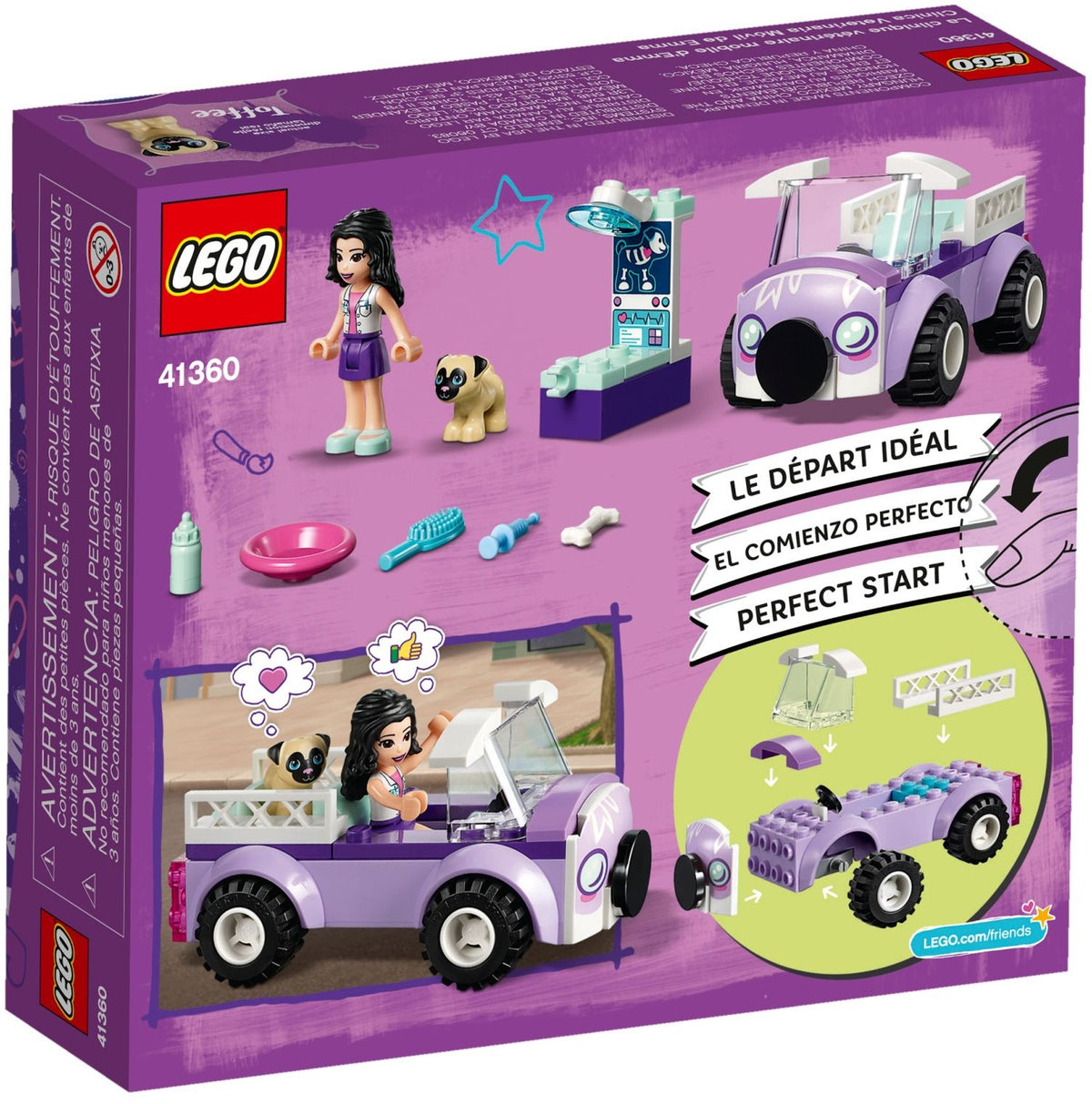 LEGO Friends 41360 Emmas mobile Tierarztpraxis