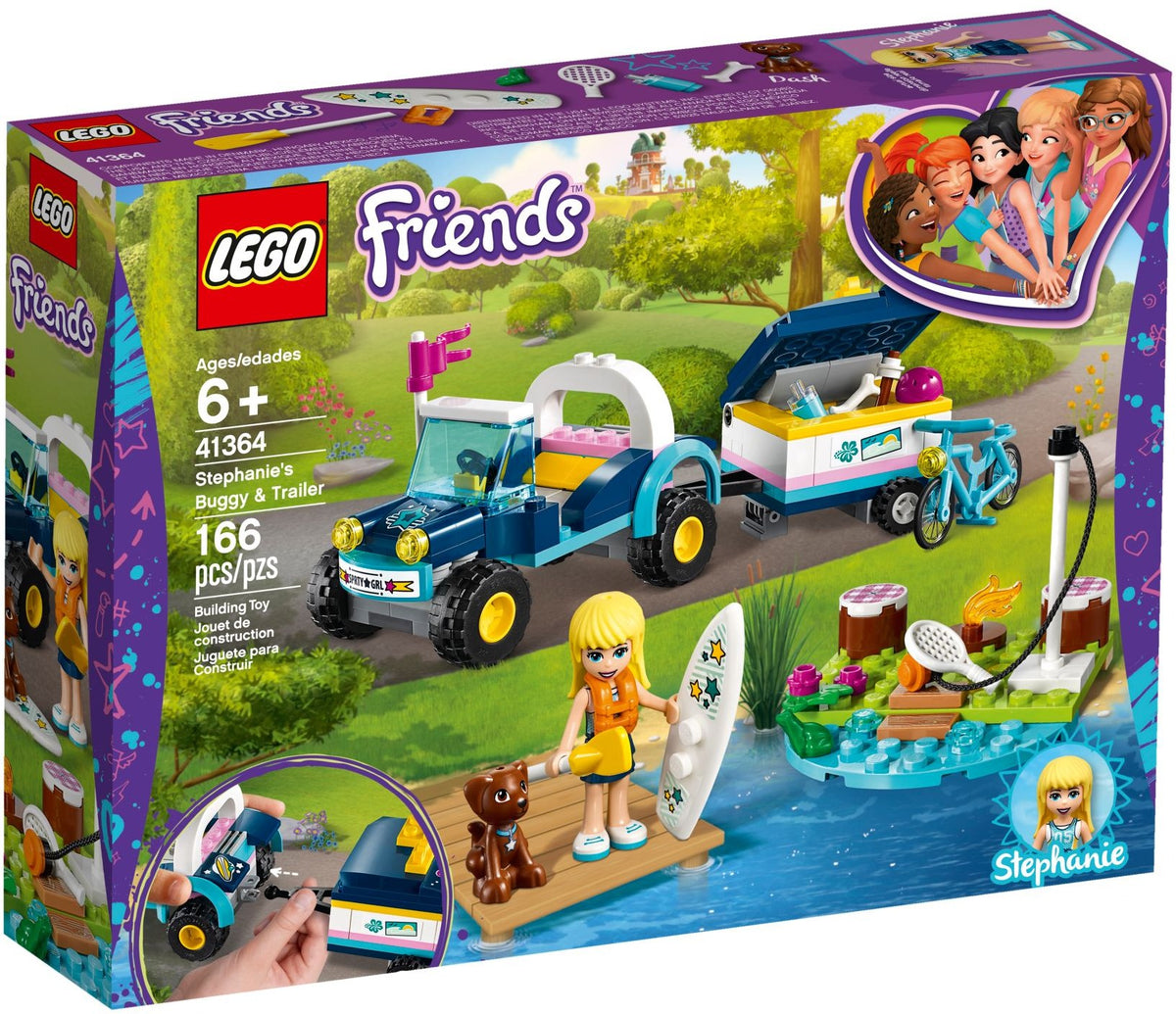 LEGO Friends 41364 Stephanies Cabrio mit Anhänger