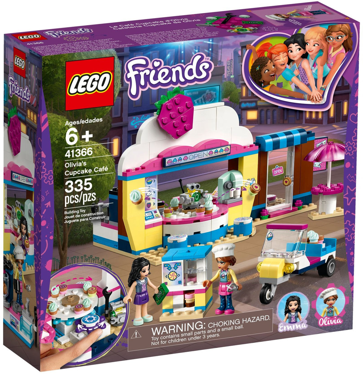 LEGO Friends 41366 Olivias Cupcake-Café