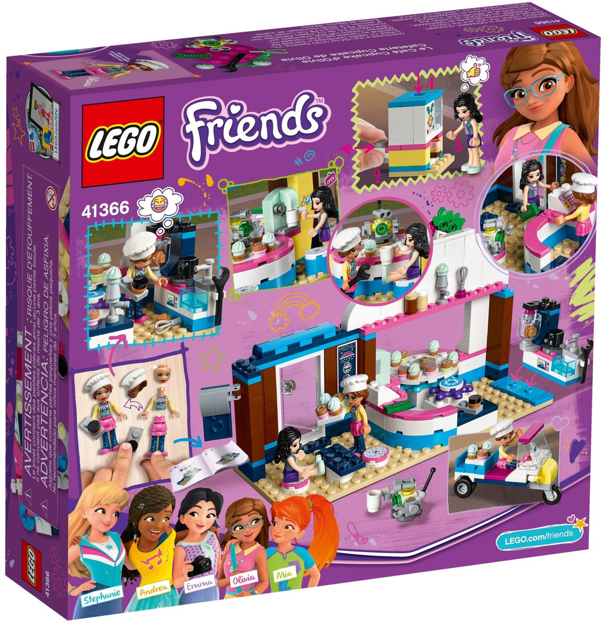 LEGO Friends 41366 Olivias Cupcake-Café