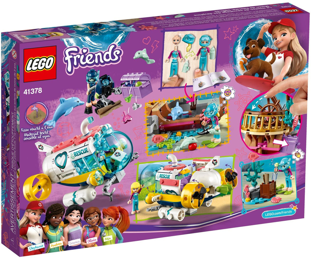LEGO Friends 41378 Rettungs-U-Boot für Delfine