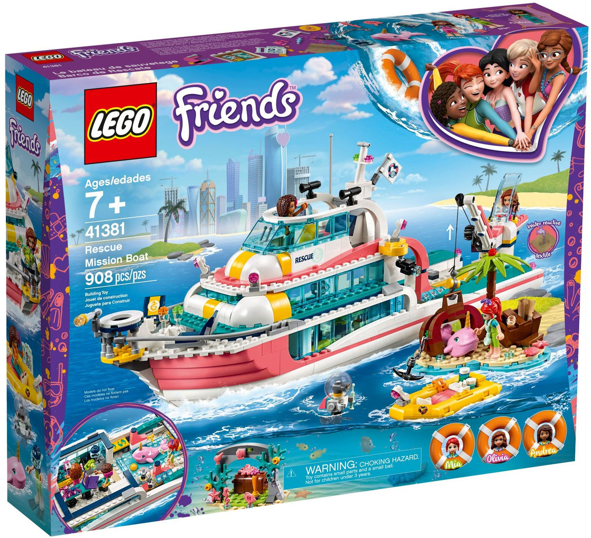 LEGO Friends 41381 Boot für Rettungsaktionen