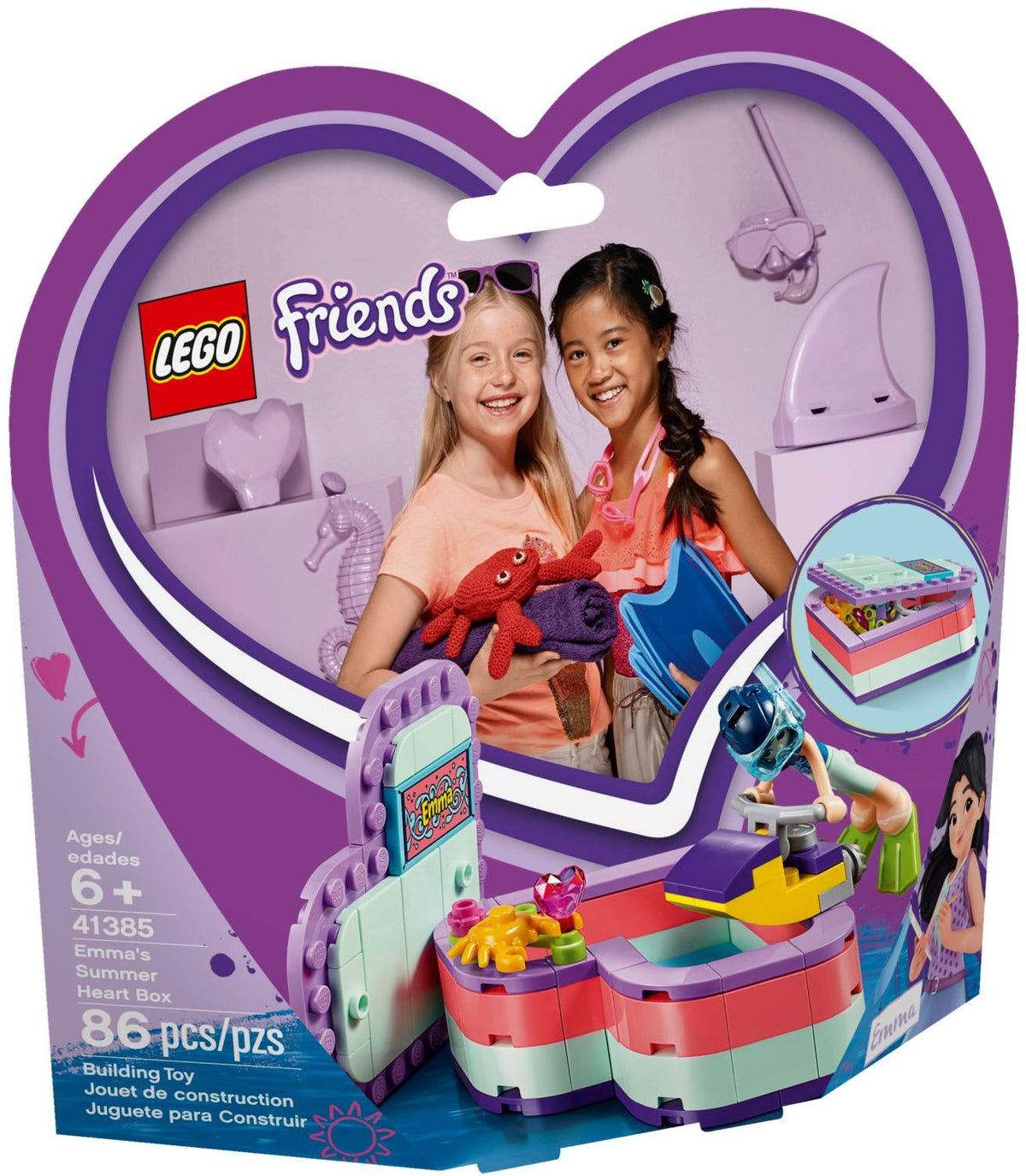 LEGO Friends 41385 Emmas sommerliche Herzbox