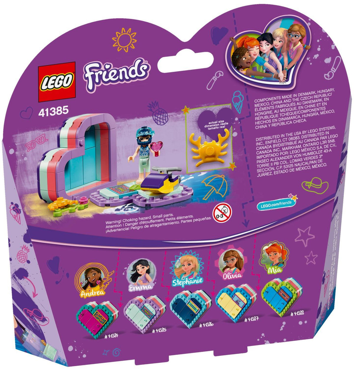 LEGO Friends 41385 Emmas sommerliche Herzbox