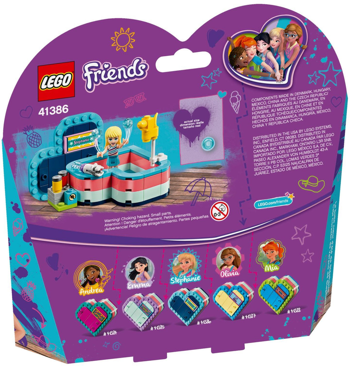 LEGO Friends 41386 Stephanies sommerliche Herzbox