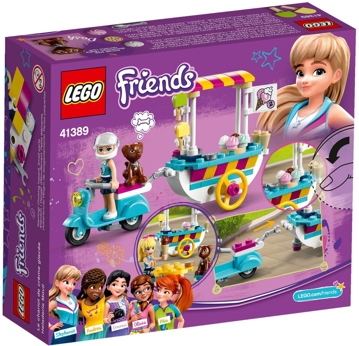 LEGO Friends 41389 Stephanies mobiler Eiswagen