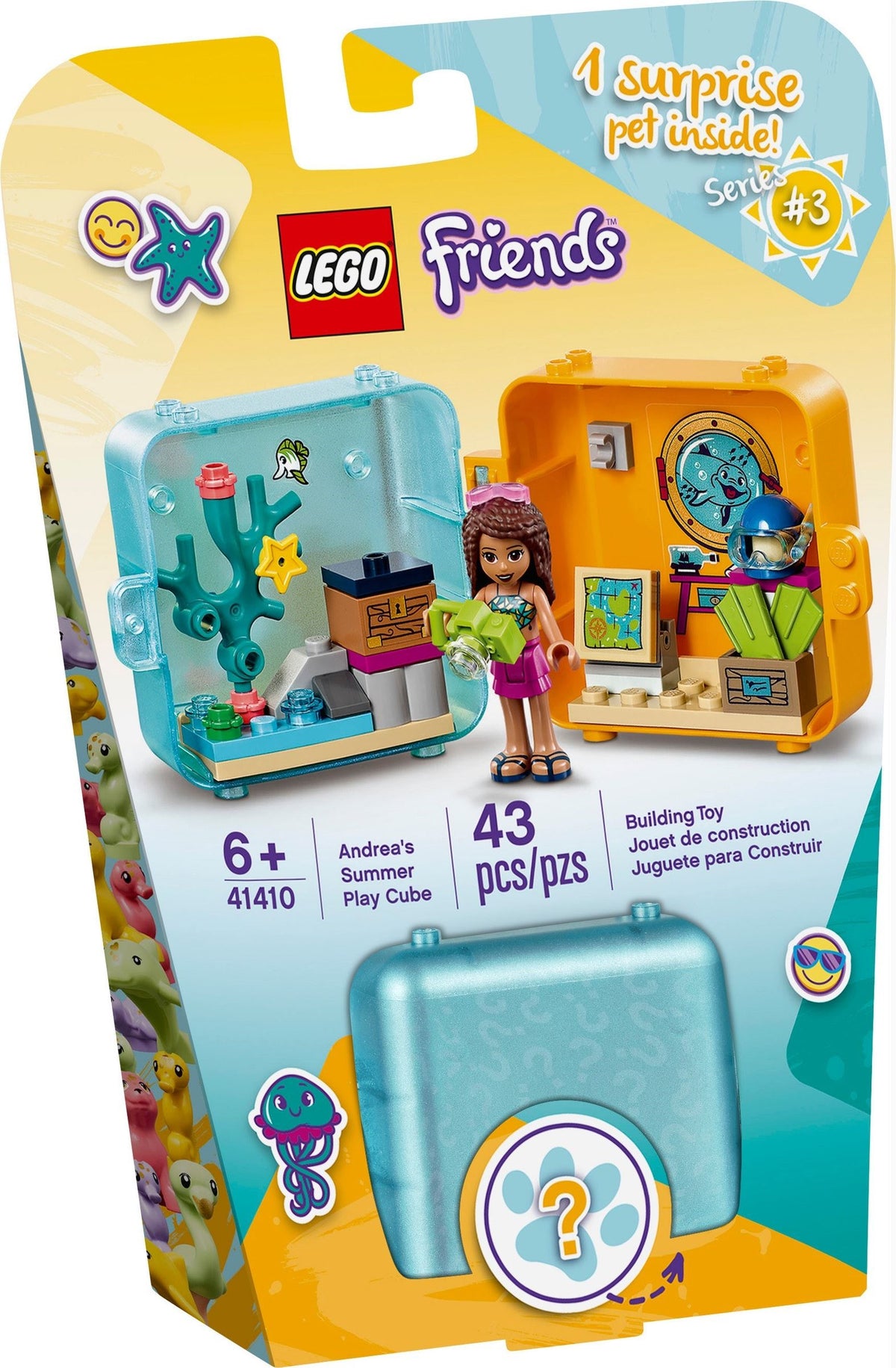 LEGO Friends 41410 Andreas Sommer Würfel - Tauchschule