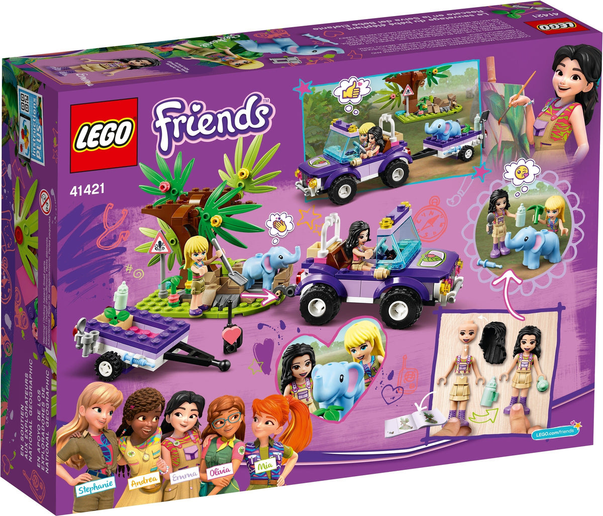 LEGO Friends 41421 Rettung des Elefantenbabys mit Transporter