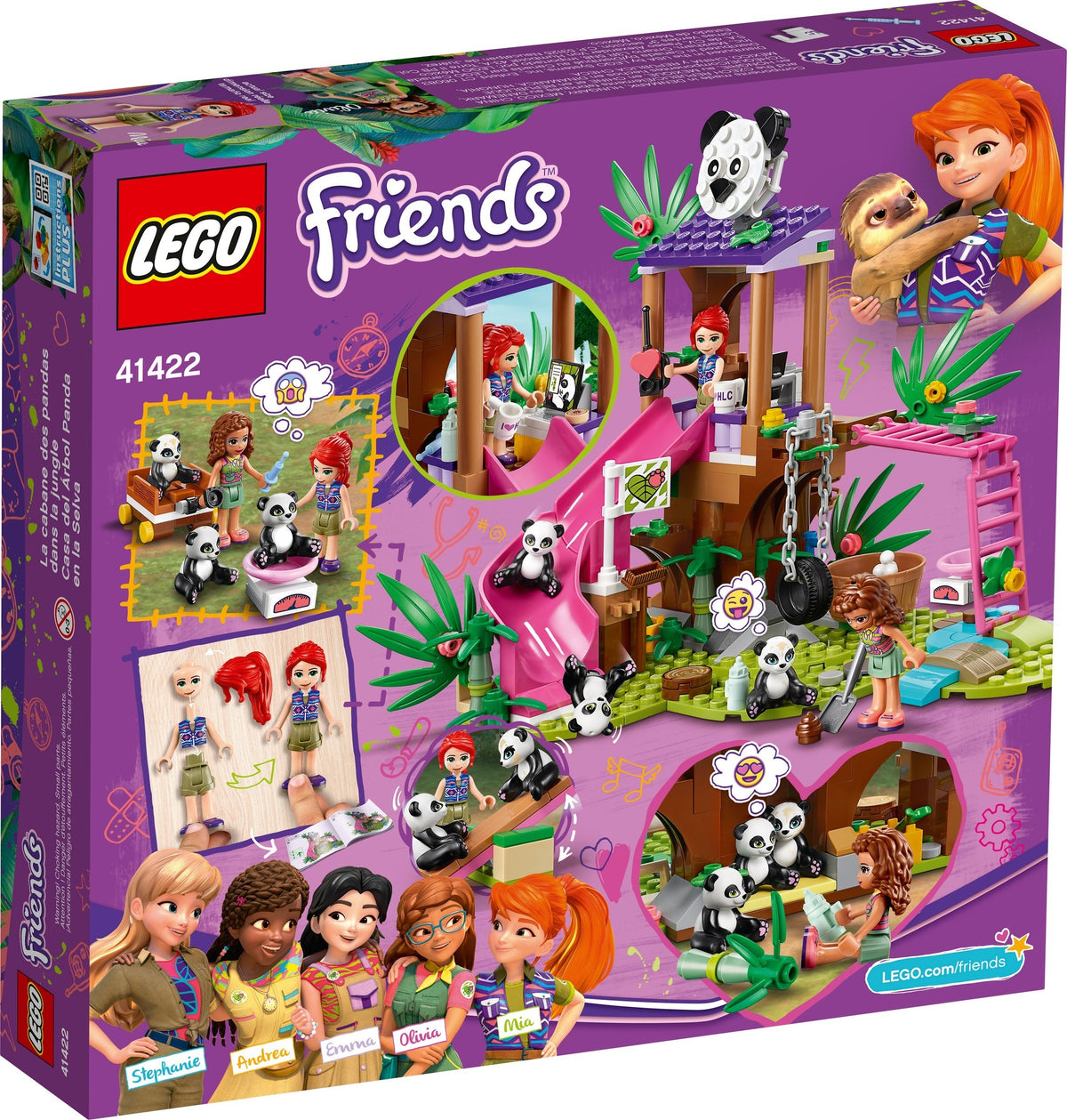 LEGO Friends 41422 Panda-Rettungsstation