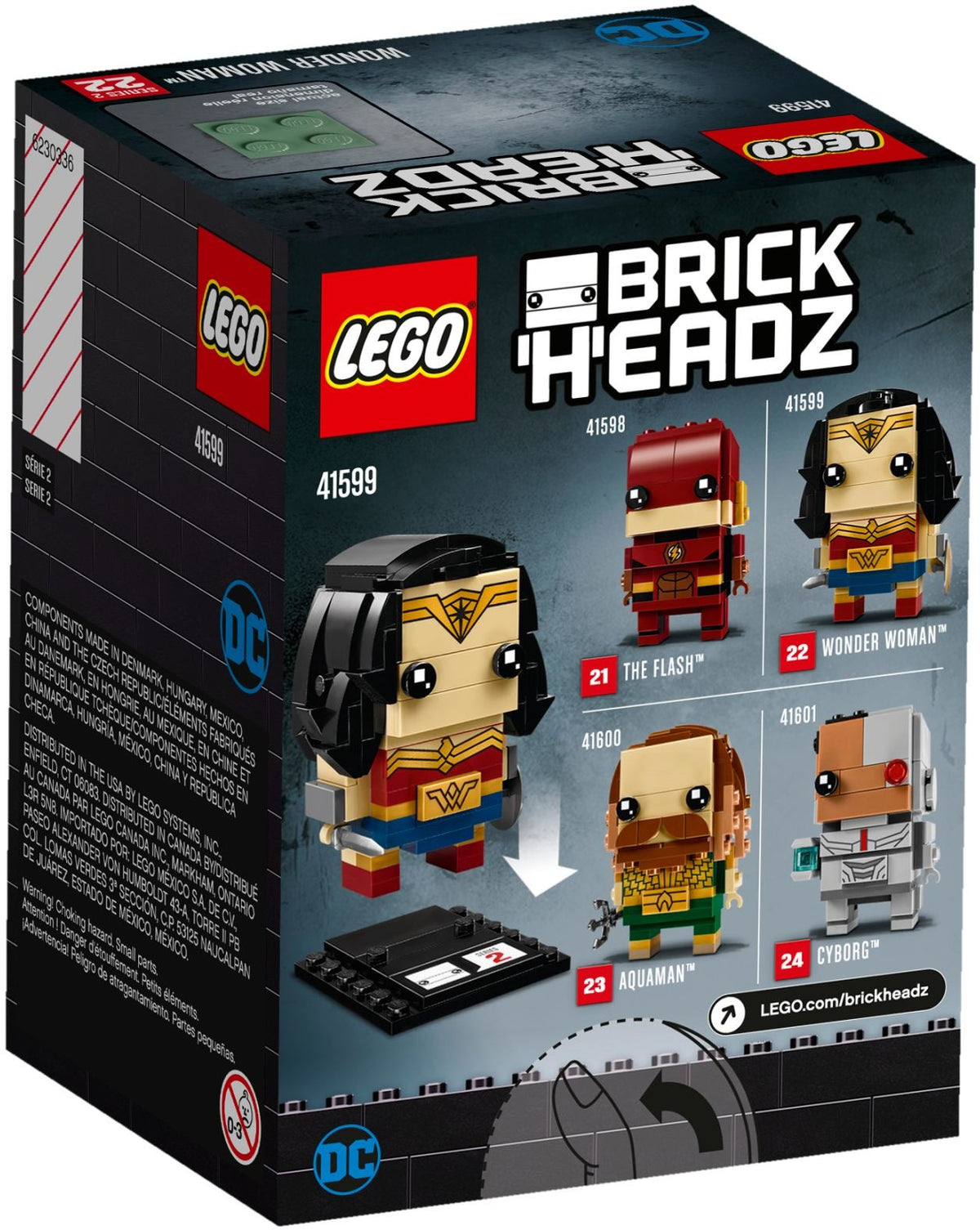 LEGO Brickheadz 41599 Wonder Woman