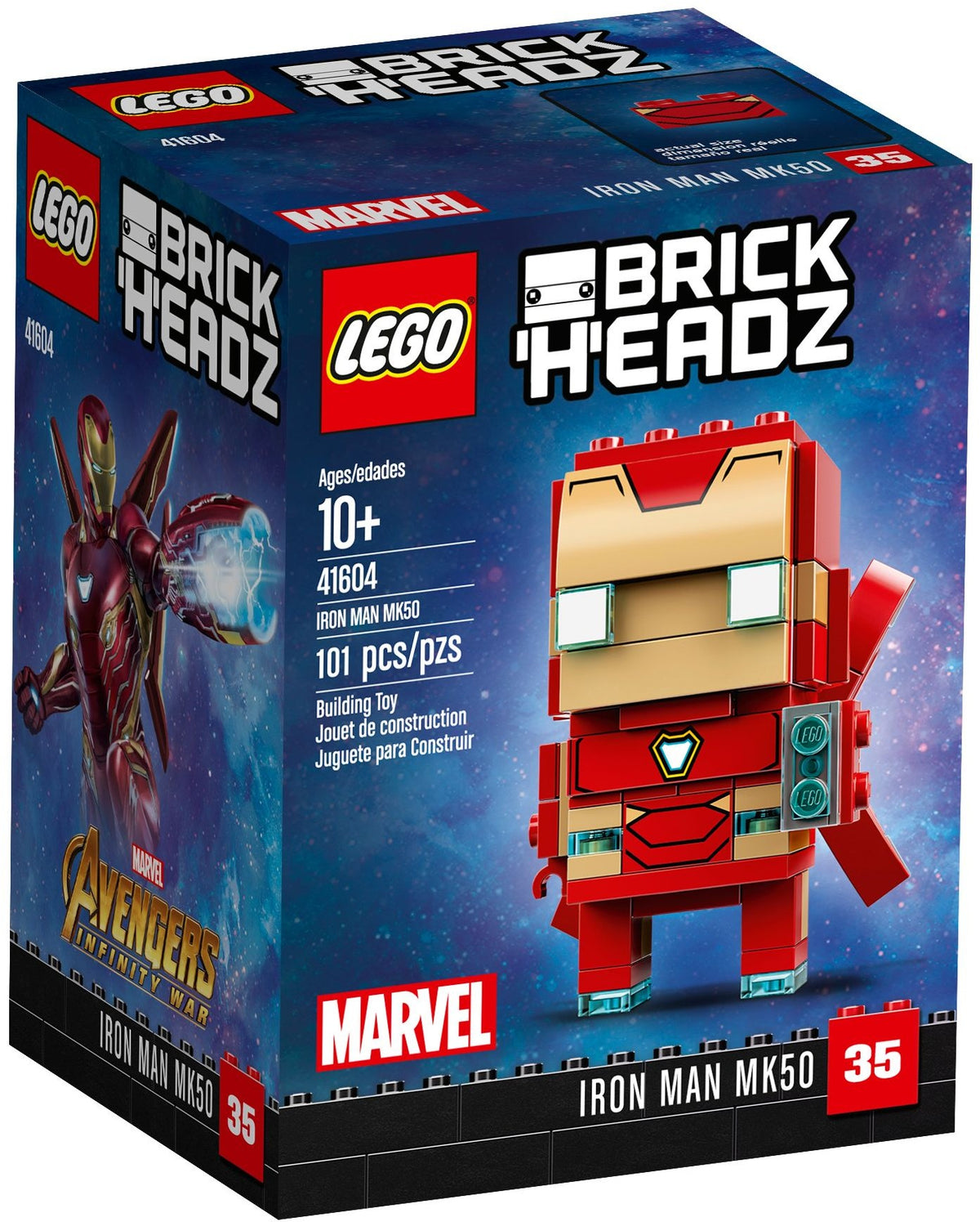 LEGO Brickheadz 41604 Iron Man MK50