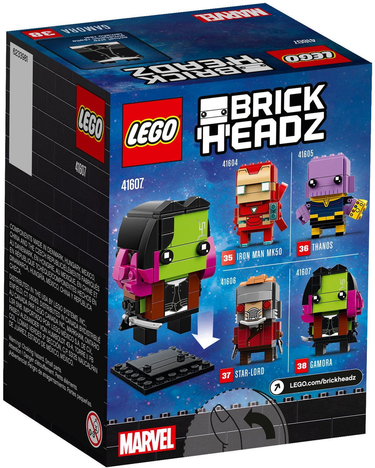 LEGO Brickheadz 41607 Gamora